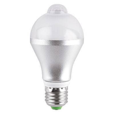 PIR Motion Activated LED Light Bulb Aluminum+PC Housing Material