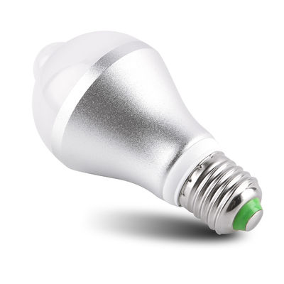 PIR Motion Activated LED Light Bulb Aluminum+PC Housing Material