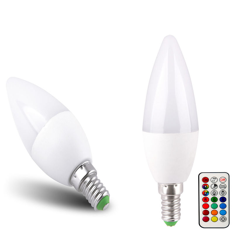RGB Color Changing LED Light Bulbs Replacement E22 E14 Light Base